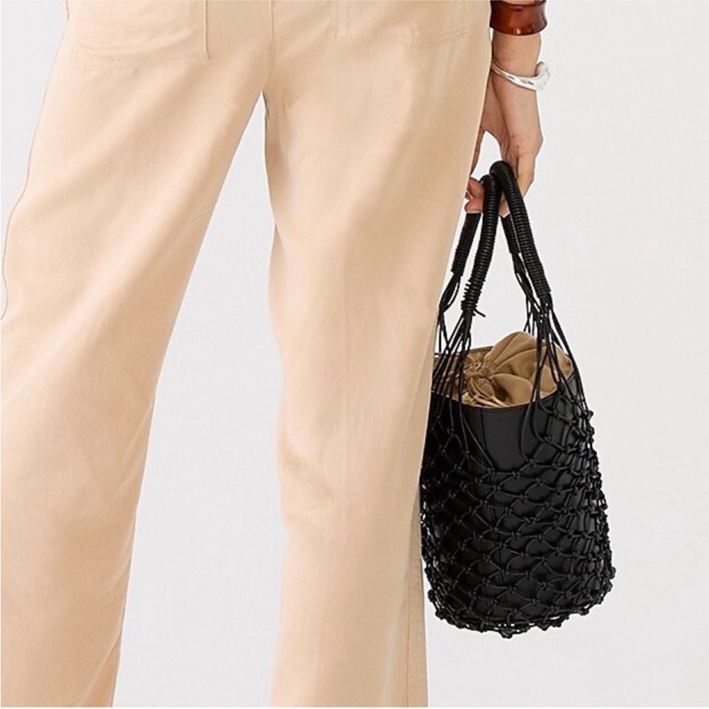 J.Crew Sedona Basket Bag in Leather in Port Wine | NWT - Picture 15 of 16